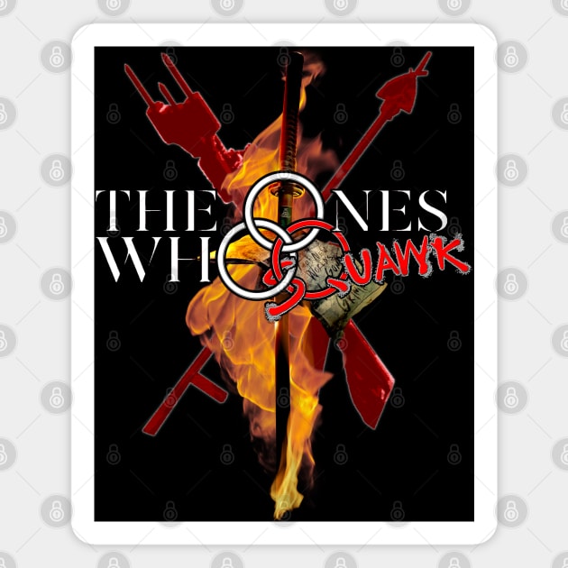 The Ones Who Live ART Magnet by SQUAWKING DEAD